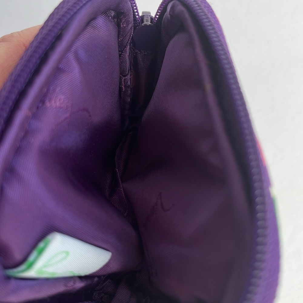 Vera Bradley Coin Pouch and Cord Wrap Set Floral Padded - Picture 7 of 9